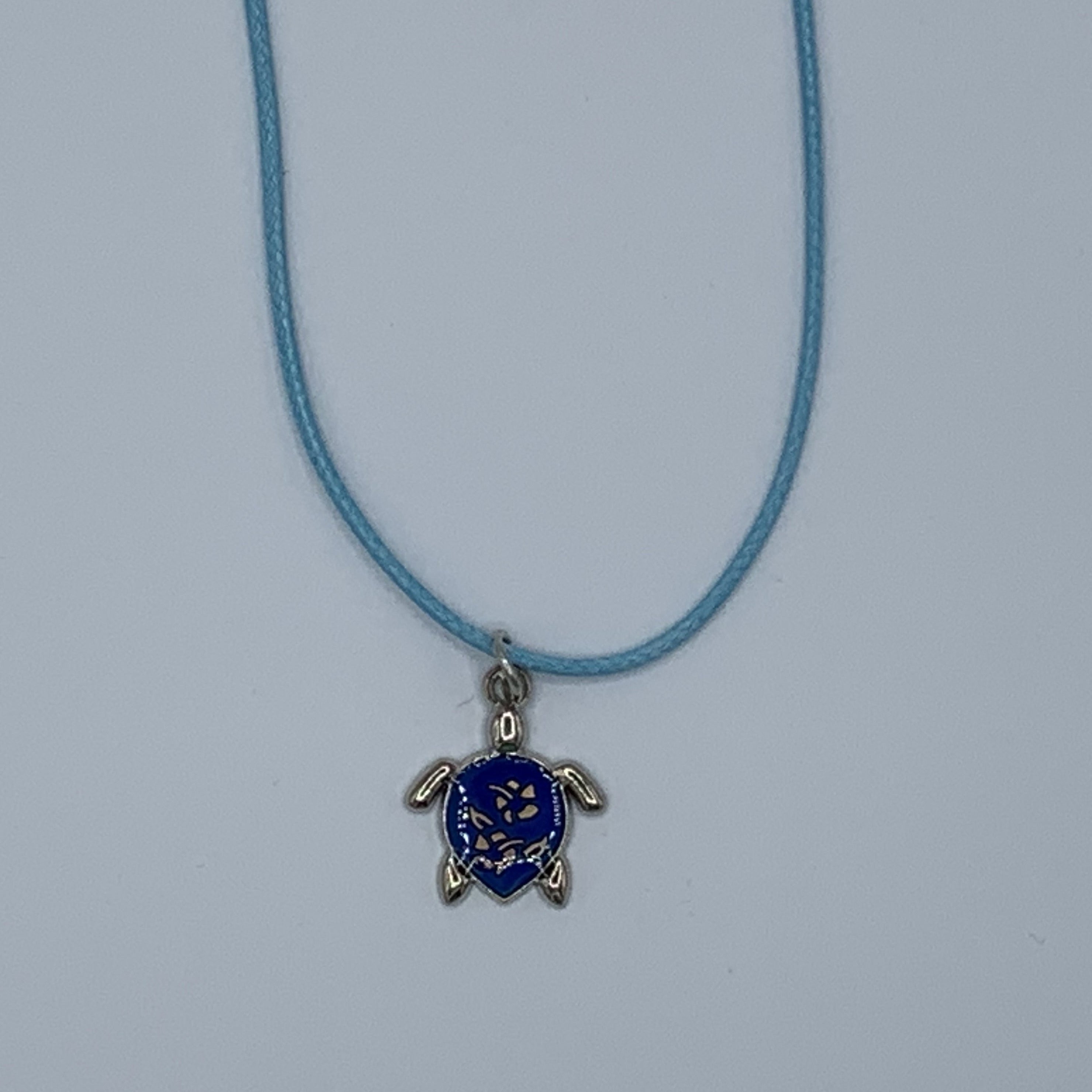 Flower Sea Turtle Mood Necklace