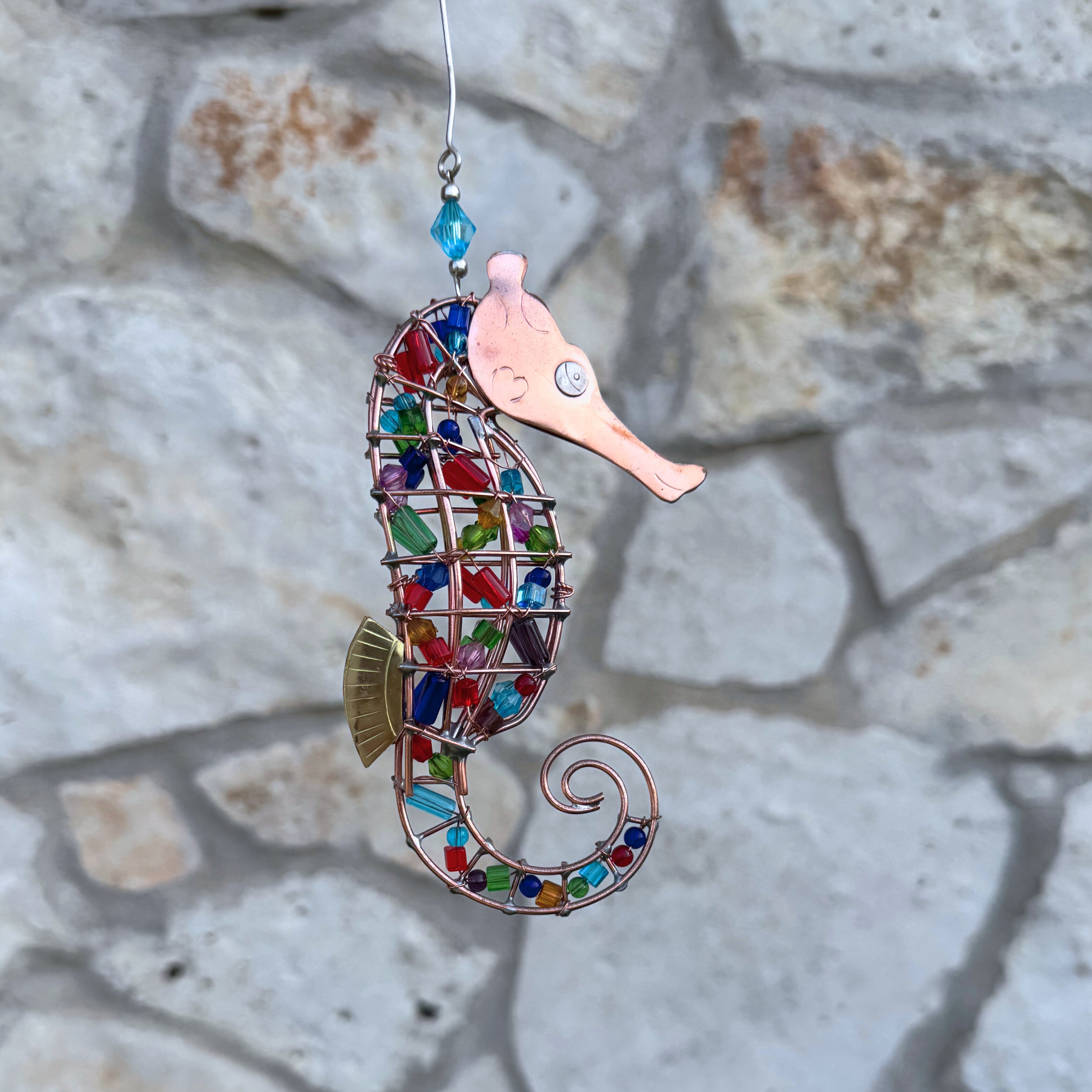 Serene Seahorse Ornament