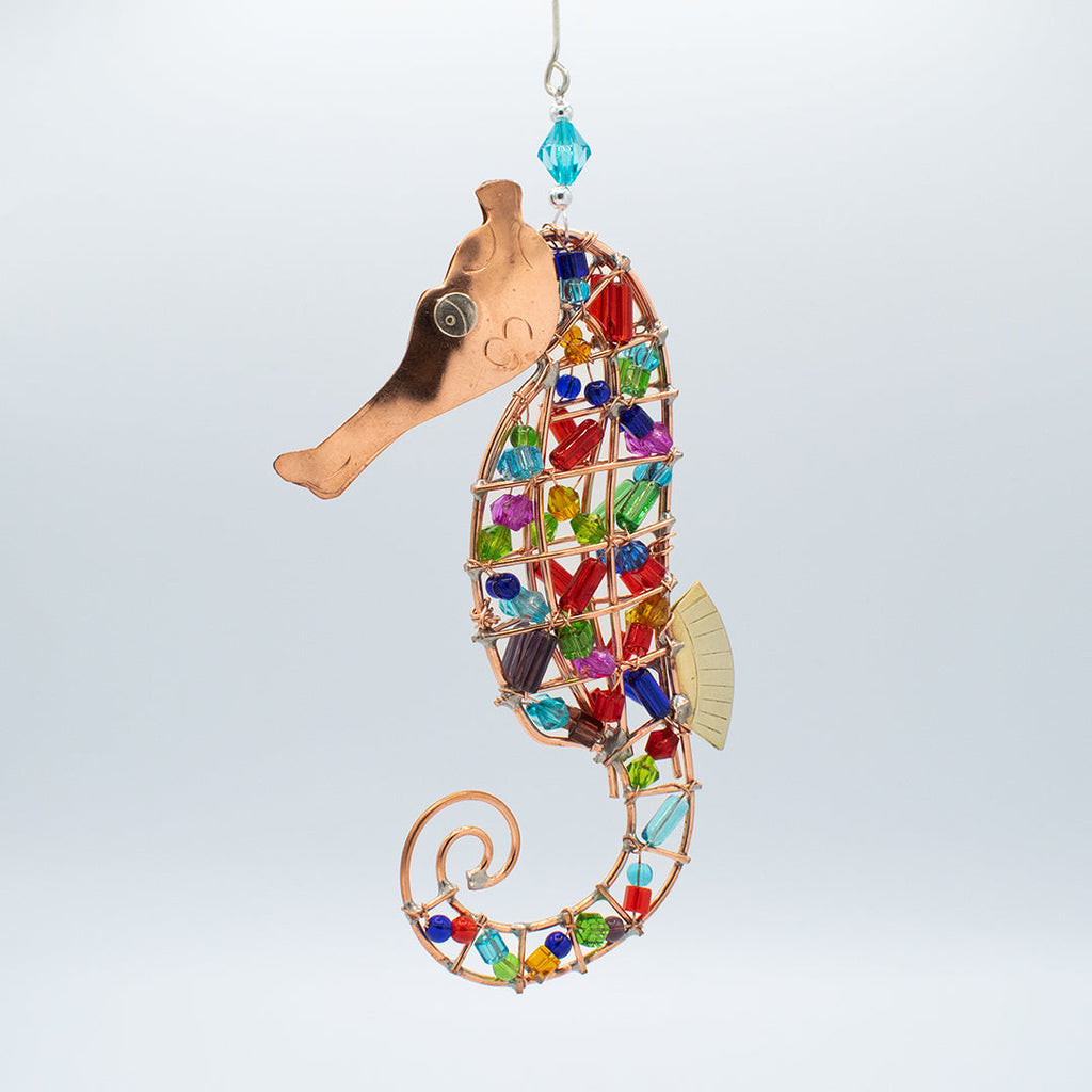 Serene Seahorse Ornament