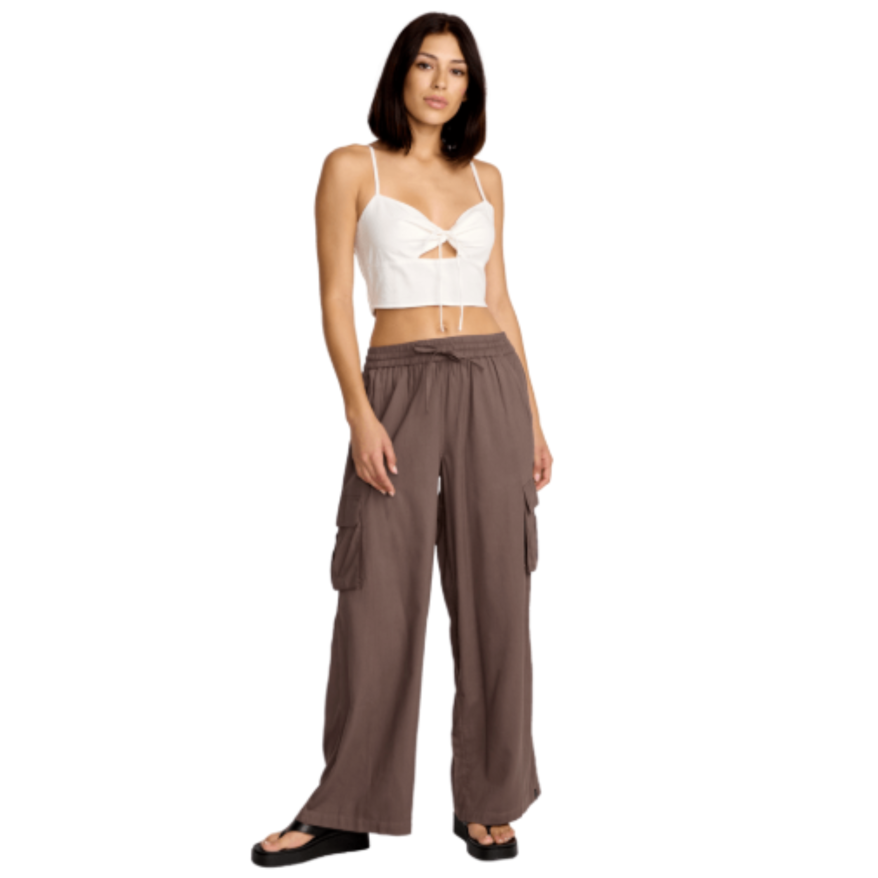 Volcom Lived in Beach Pant - Black Plum