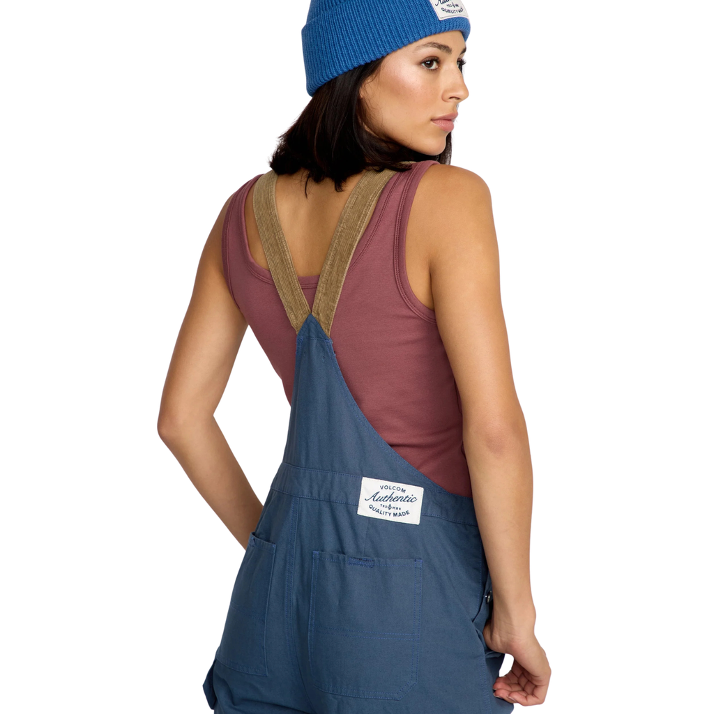 Volcom Full Cut Overalls - Harbor Blue