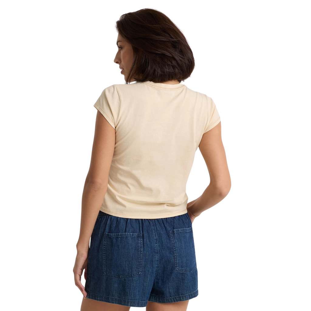 Volcom Lived in Stone Wash Tee - Oat