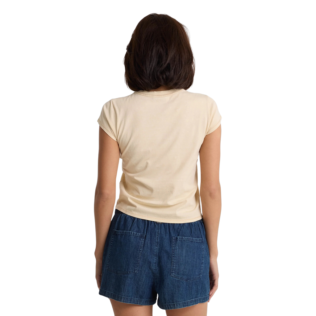 Volcom Lived in Stone Wash Tee - Oat