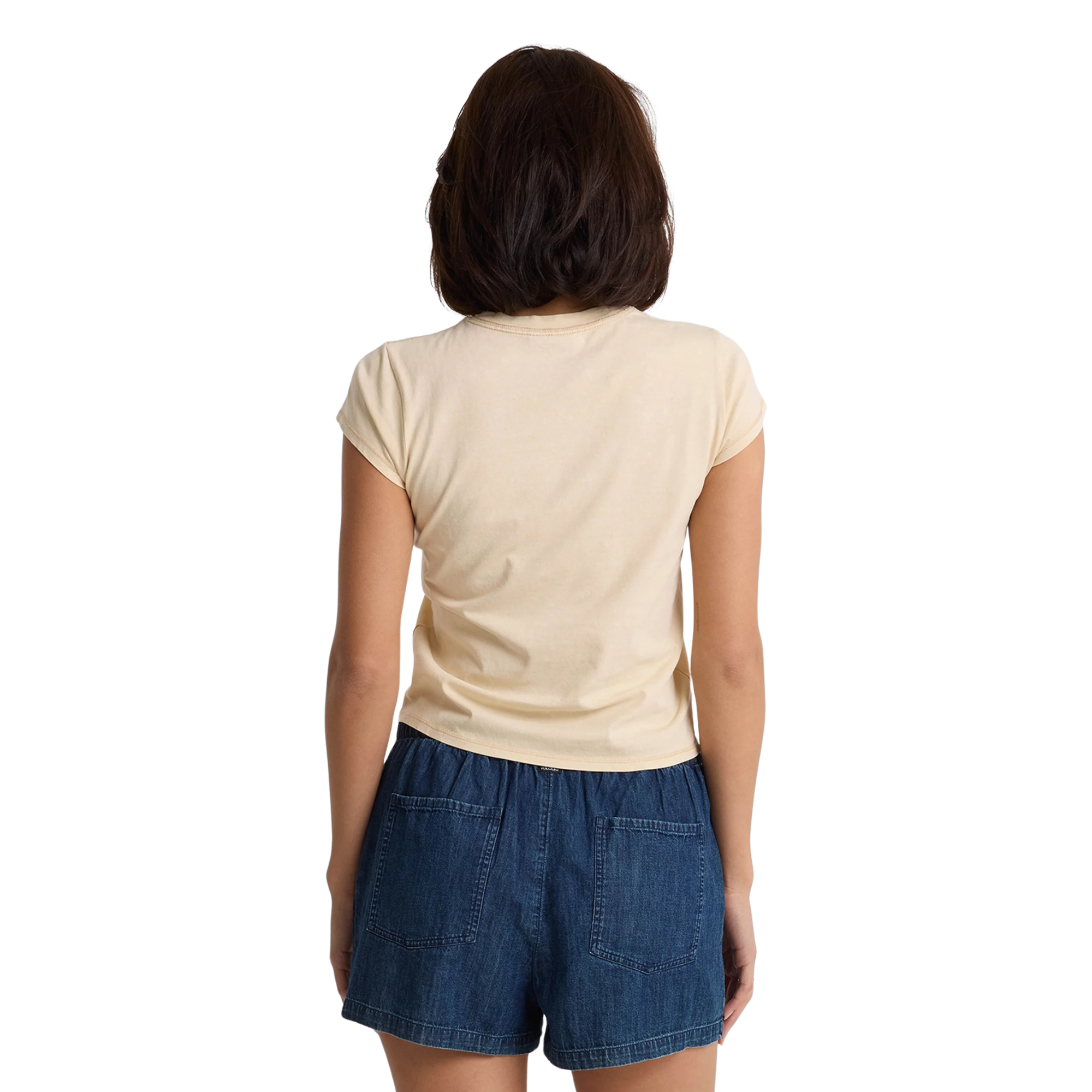 Volcom Lived in Stone Wash Tee - Oat