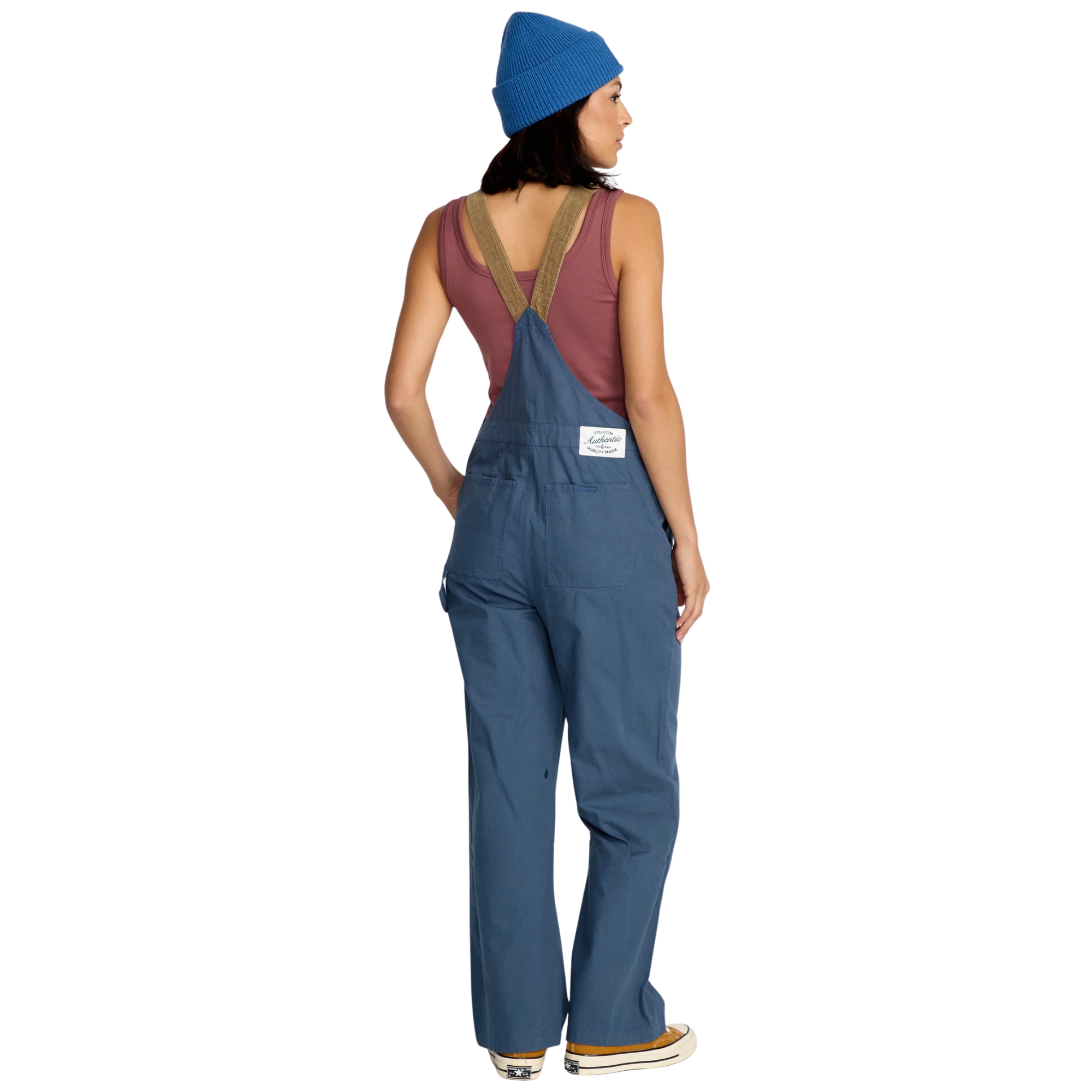 Volcom Full Cut Overalls - Harbor Blue