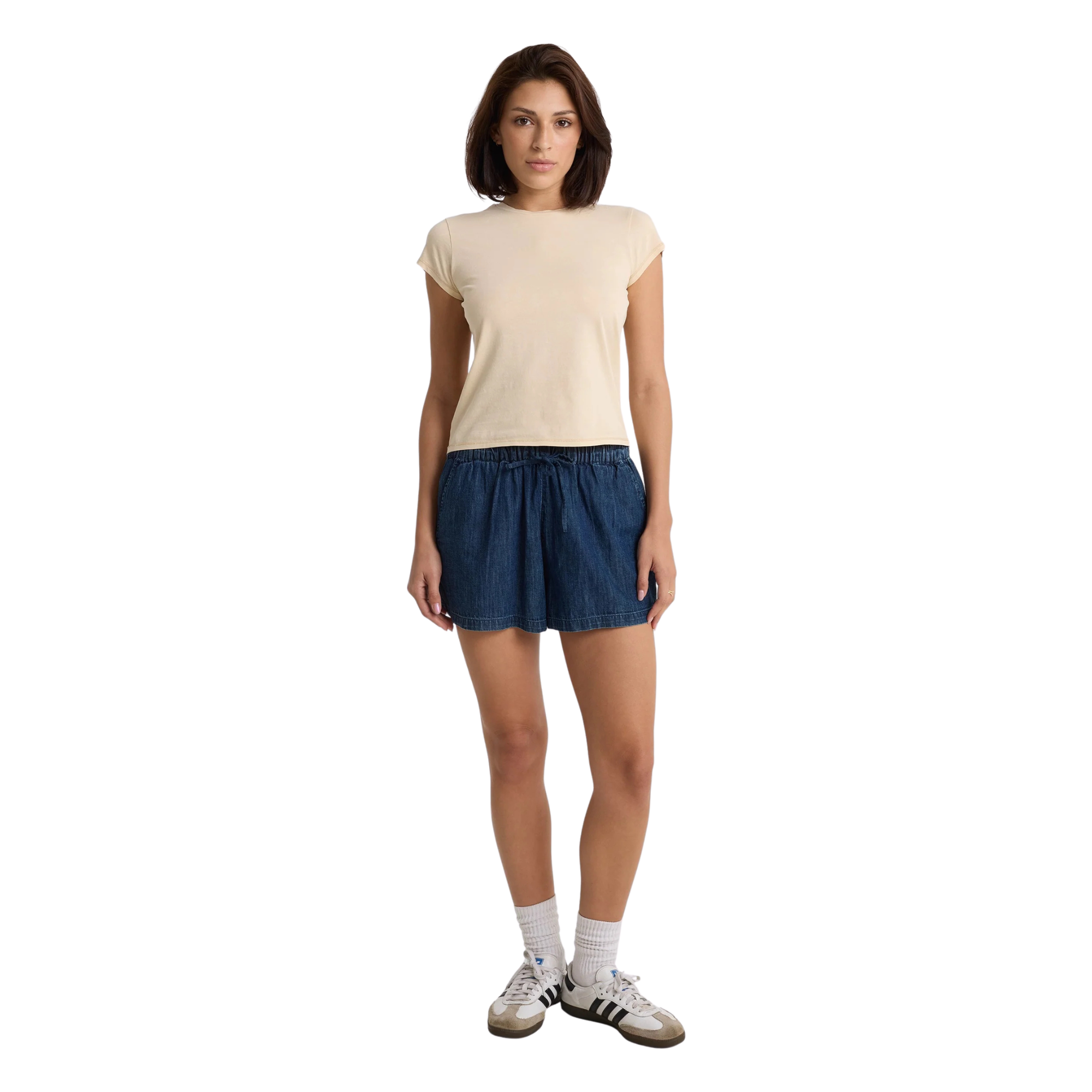 Volcom Lived in Stone Wash Tee - Oat