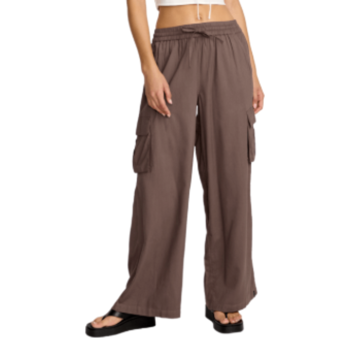 Volcom Lived in Beach Pant - Black Plum