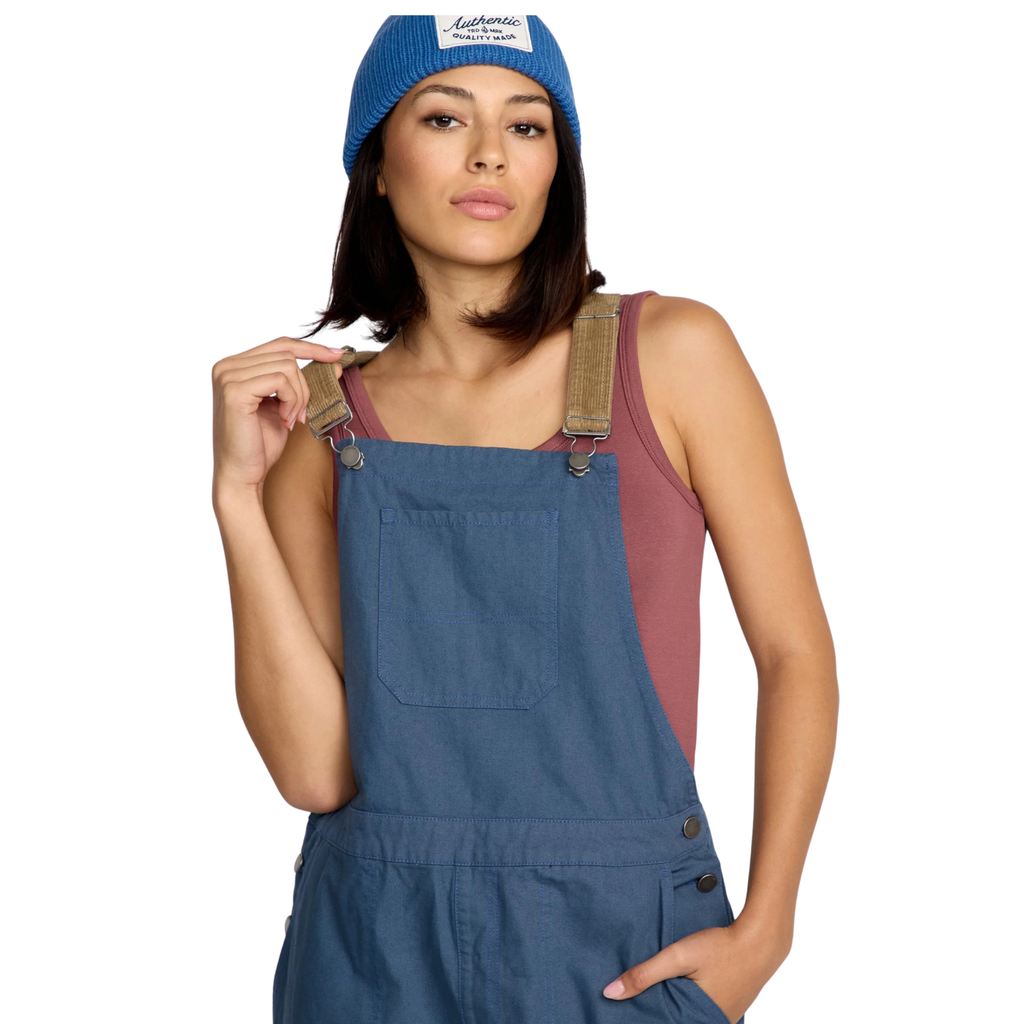 Volcom Full Cut Overalls - Harbor Blue